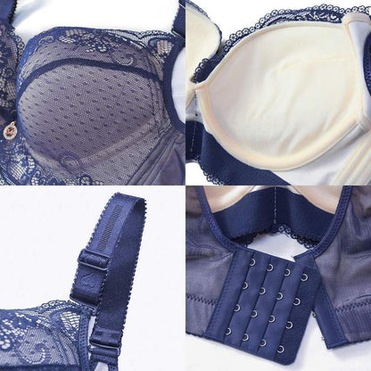 💥FallSweet Padded Push Up Lace Bras for Women  Comfort Floral🌸