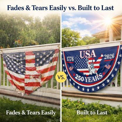 🎉 250th Anniversary Commemorative Banner – Durable, Fade-Resistant Celebration Flag