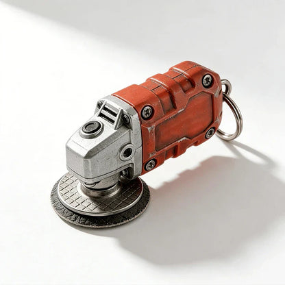 🛠️2-in-1 Mini Grinder Keychain: On-the-Go Smoothing Tool + Tool Enthusiast Collectible