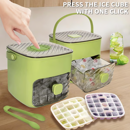 🧊Portable Ice Maker with Lid and Storage Box (48 cubes).