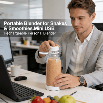 🥤 Compact Personal Blender – On-the-Go Juice & Smoothie Maker