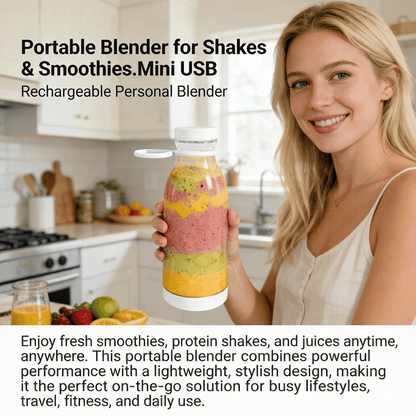 🥤 Compact Personal Blender – On-the-Go Juice & Smoothie Maker